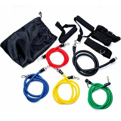 11 In Kit Upgrade Resistance Loop Bands Home Exercise Sports Fitness - Allen-Fitness