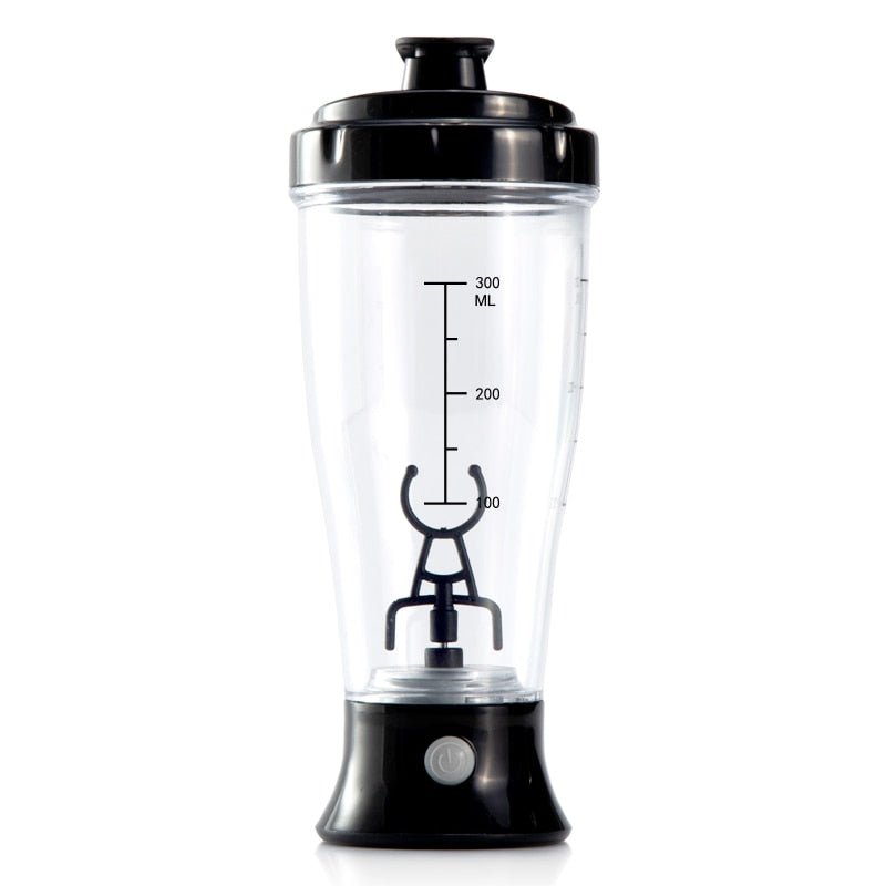 a blender with a measuring cup on top of it