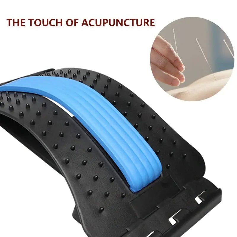 Back Massager Stretcher Equipment Massage Tools Massageador Magic Stretch Fitness Lumbar Support Relaxation Spine Pain Relief - Allen-Fitness