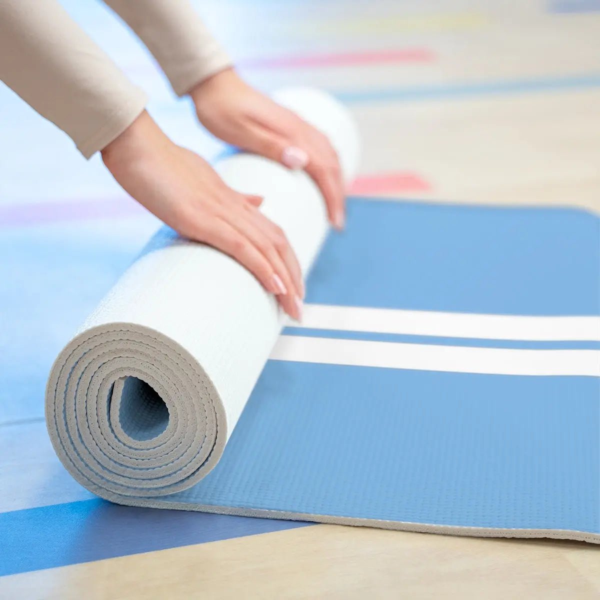 Blue Yoga Mat - Allen-Fitness