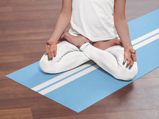 Blue Yoga Mat - Allen-Fitness