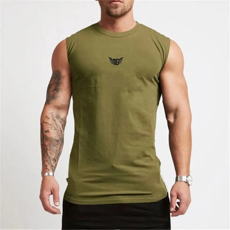 Compression Gym Tank Top for Men - Allen-Fitness