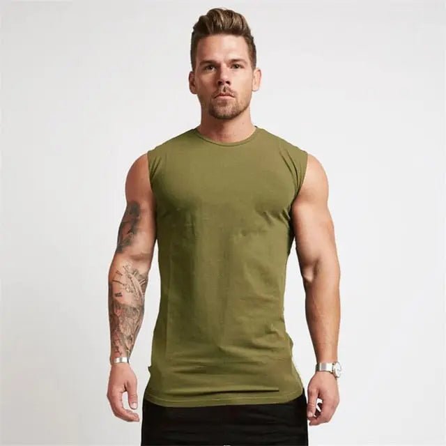 Compression Gym Tank Top for Men - Allen-Fitness