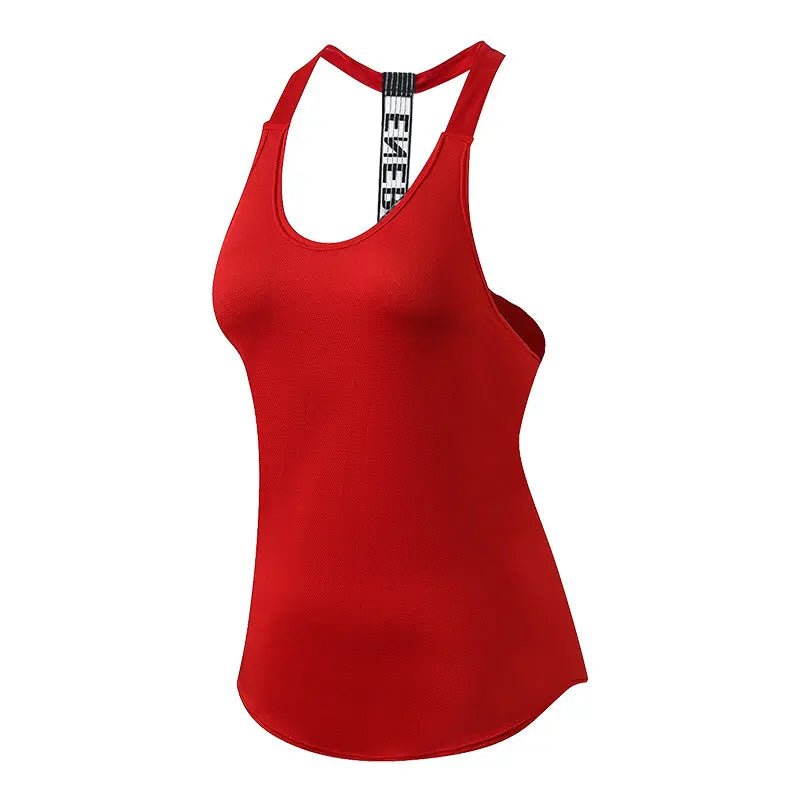 Custom Yoga Top Vest Sports Shirt Women Backless Fitness Running Gym Crop Sleeveless Tank Tops - Allen-Fitness