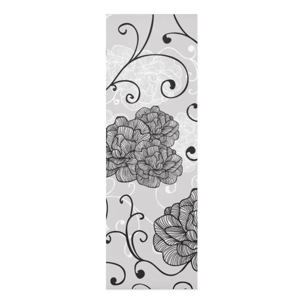 Floral Yoga Mat - Allen-Fitness