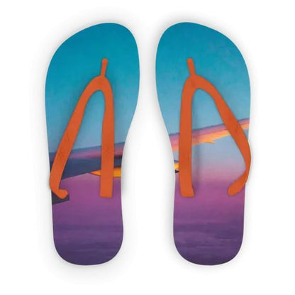 Flying Alone Adult Flip Flops - Allen-Fitness