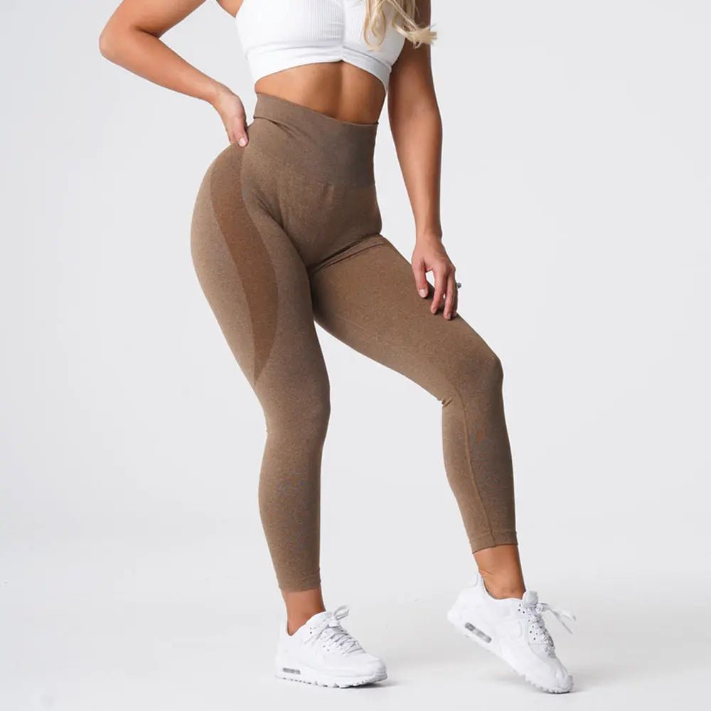 Gym Training High Waist Yoga Womens Leggings Fitness  Tight Leggings Yoga Pants - Allen-Fitness