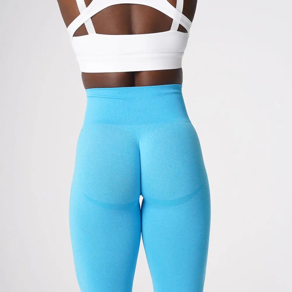 Gym Training High Waist Yoga Womens Leggings Fitness  Tight Leggings Yoga Pants - Allen-Fitness