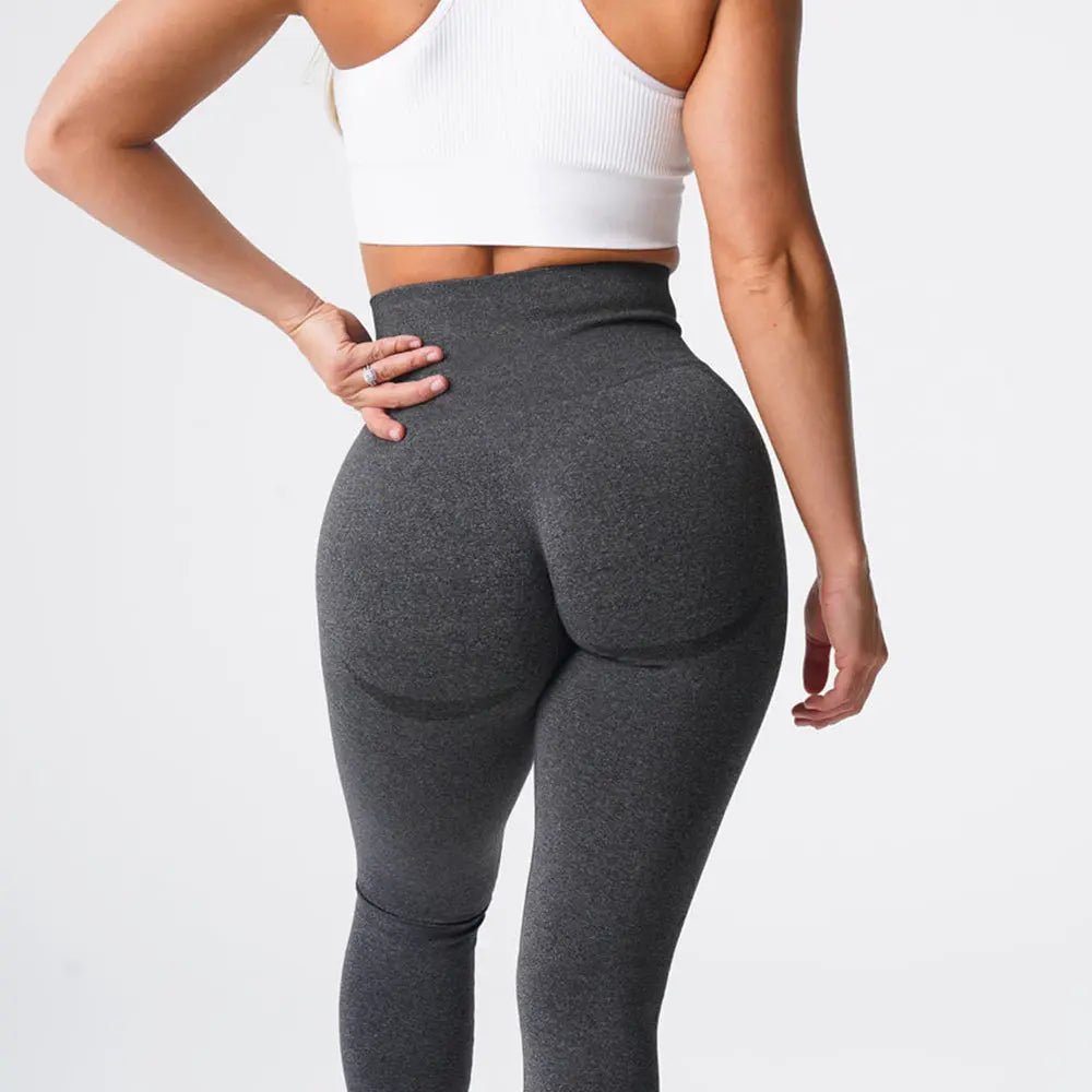 Gym Training High Waist Yoga Womens Leggings Fitness  Tight Leggings Yoga Pants - Allen-Fitness