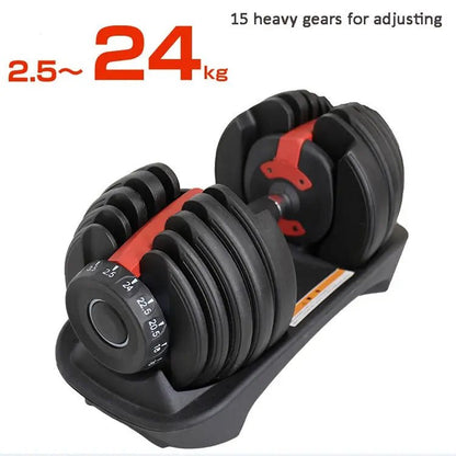 Gym workout man power weight lifting training automatic adjustable dumbbell 40kg 90lbs - Allen-Fitness