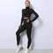 Women Long Sleeve And Pants Leggings Jogger Suit Set Fitness Training Wear Tracksuits Jogger Sweatsuit - Allen Fitness