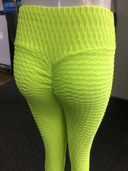 OEM Women's Jacquard Sportswear Activia Fitness Yoga Pants Scrunch Butt Lift Gym Yoga Skinny Tights Leggings For Women - Allen Fitness