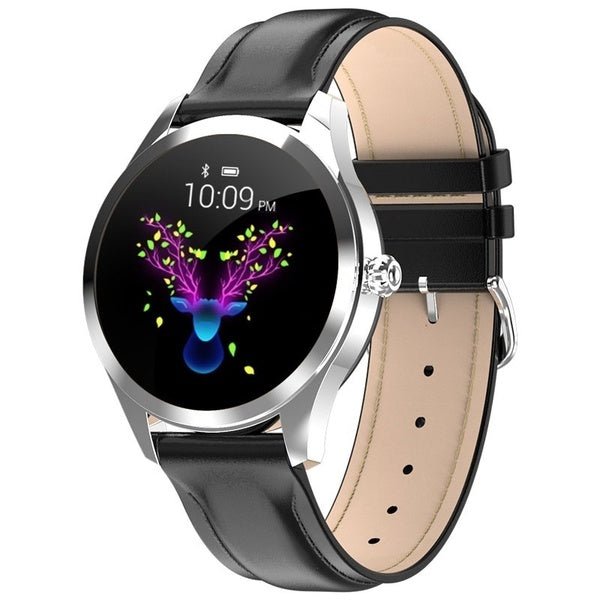 Hot IP68 Waterproof Heart Rate Monitoring Stainless Steel kw10 Smartwatch women Smart Watch Fitness Bracelet - Allen Fitness