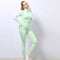 Women Long Sleeve And Pants Leggings Jogger Suit Set Fitness Training Wear Tracksuits Jogger Sweatsuit - Allen Fitness