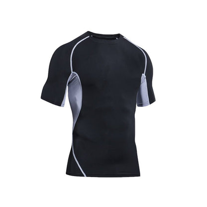 quality design your own fitness wear spandex compression wear sport running shirt - Allen Fitness