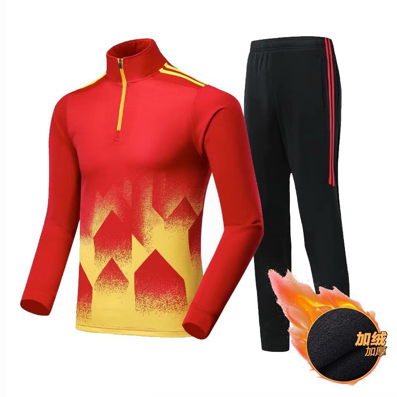 custom wholesale cotton sweatsuits male boys jogging two piece set sportswear men winter tracksuit and clothes - Allen Fitness