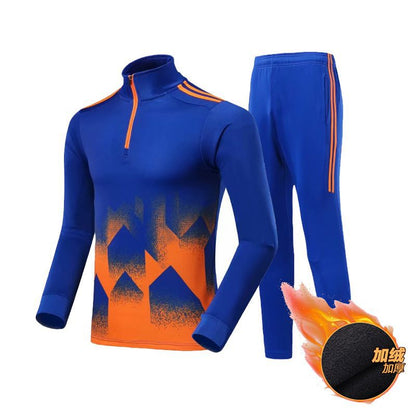 custom wholesale cotton sweatsuits male boys jogging two piece set sportswear men winter tracksuit and clothes - Allen Fitness