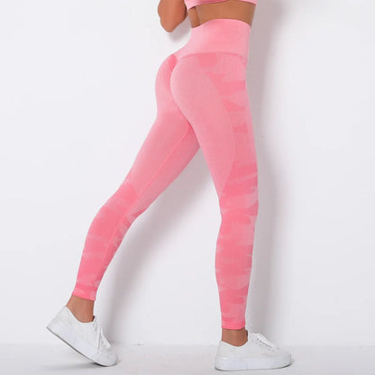 Running Women High Waist Hip Lift Seamless Sports Leggings Breathable Quick Dry Gym Fitness Yoga Leggings - Allen Fitness