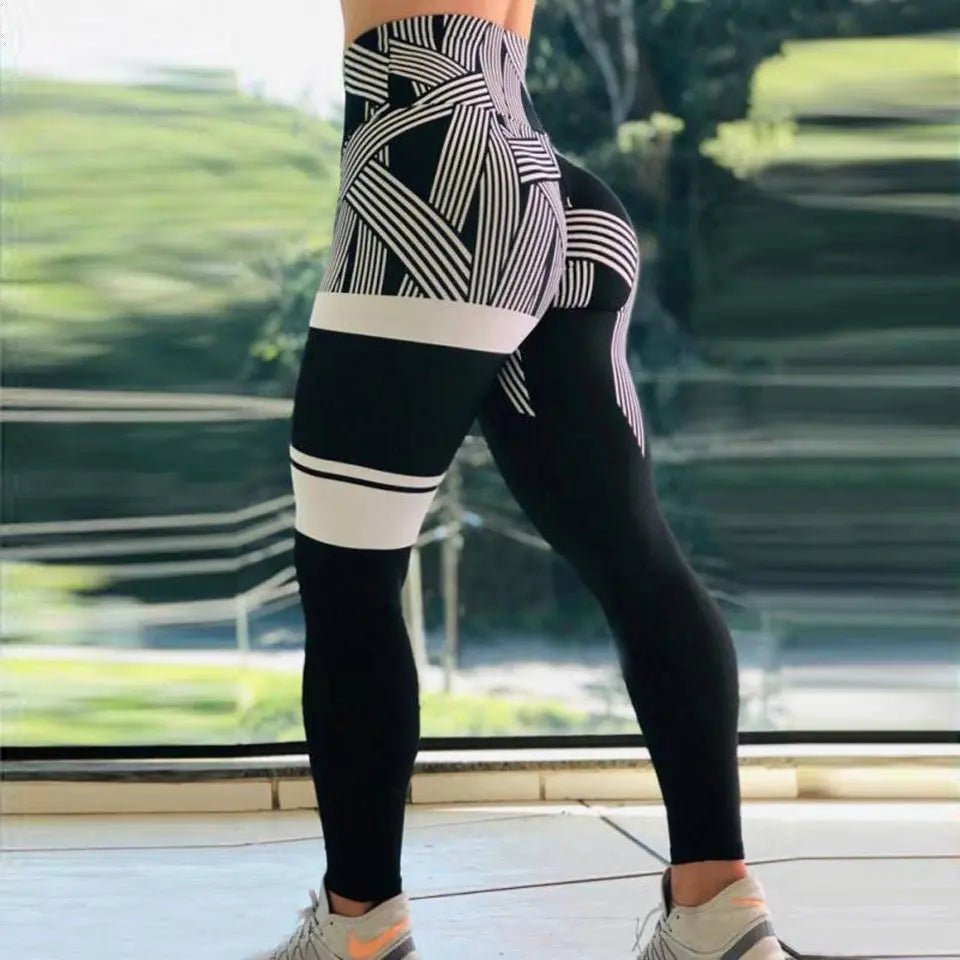 High Waist Yoga Pants Print Sports Leggings Women Fitness Sports Pants Women Sportswear animal print leggings - Allen-Fitness