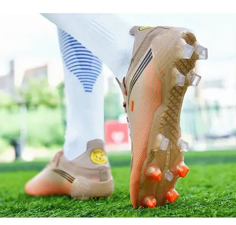 High-top Men's Football Shoes Youth Training Wear Student Foot Boots Sports Soccer Shoes - Allen-Fitness