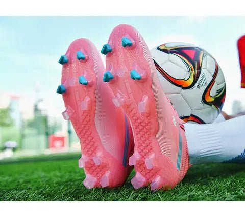 High-top Men's Football Shoes Youth Training Wear Student Foot Boots Sports Soccer Shoes - Allen-Fitness