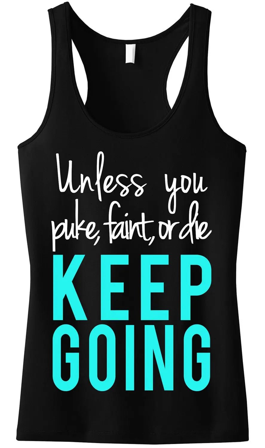 KEEP GOING Workout Tank Top - Allen-Fitness