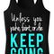 KEEP GOING Workout Tank Top - Allen-Fitness