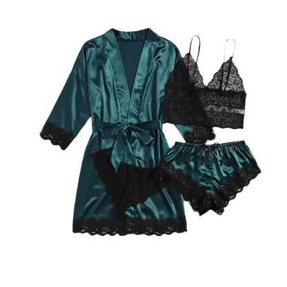 a women's robe and panties set