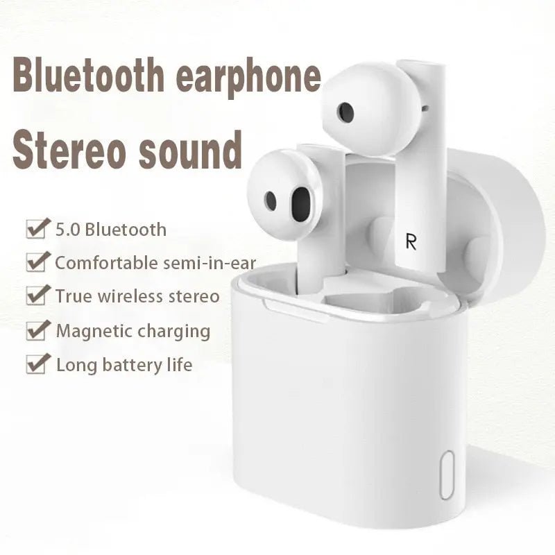 New Arrival M6 Bluetooth Headset TWS True Wireless Binaural 5.0 Stereo Motion Intelligent Voice Anti-Noise - Allen-Fitness