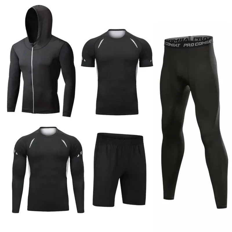 Ropa DeportivaCustom Sports Hoodie Mens Fit Gym Clothes Fitness Yoga Wear Outdoor Jogging Sportswear  Set - Allen-Fitness