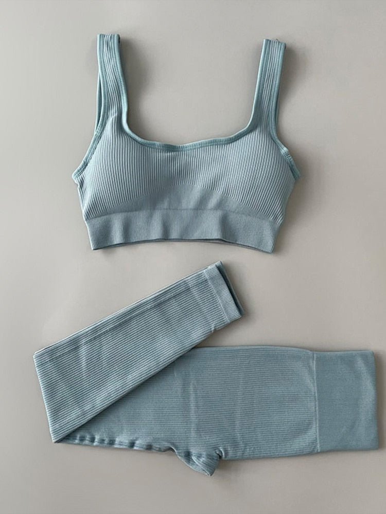 a women's sports bra and panty set