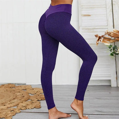 SVOKOR Dot Women Leggings High Waist Fitness Legging Push Up Ladies Seamless Workout Pants Female Leggins Mujer Polyester Casual - Allen-Fitness