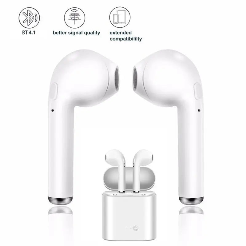 Valdus earphone i7s fone de ouvido audifonos auriculares bass waterproof bt 5.0 mini wireless earbuds tws for mobile phone - Allen-Fitness