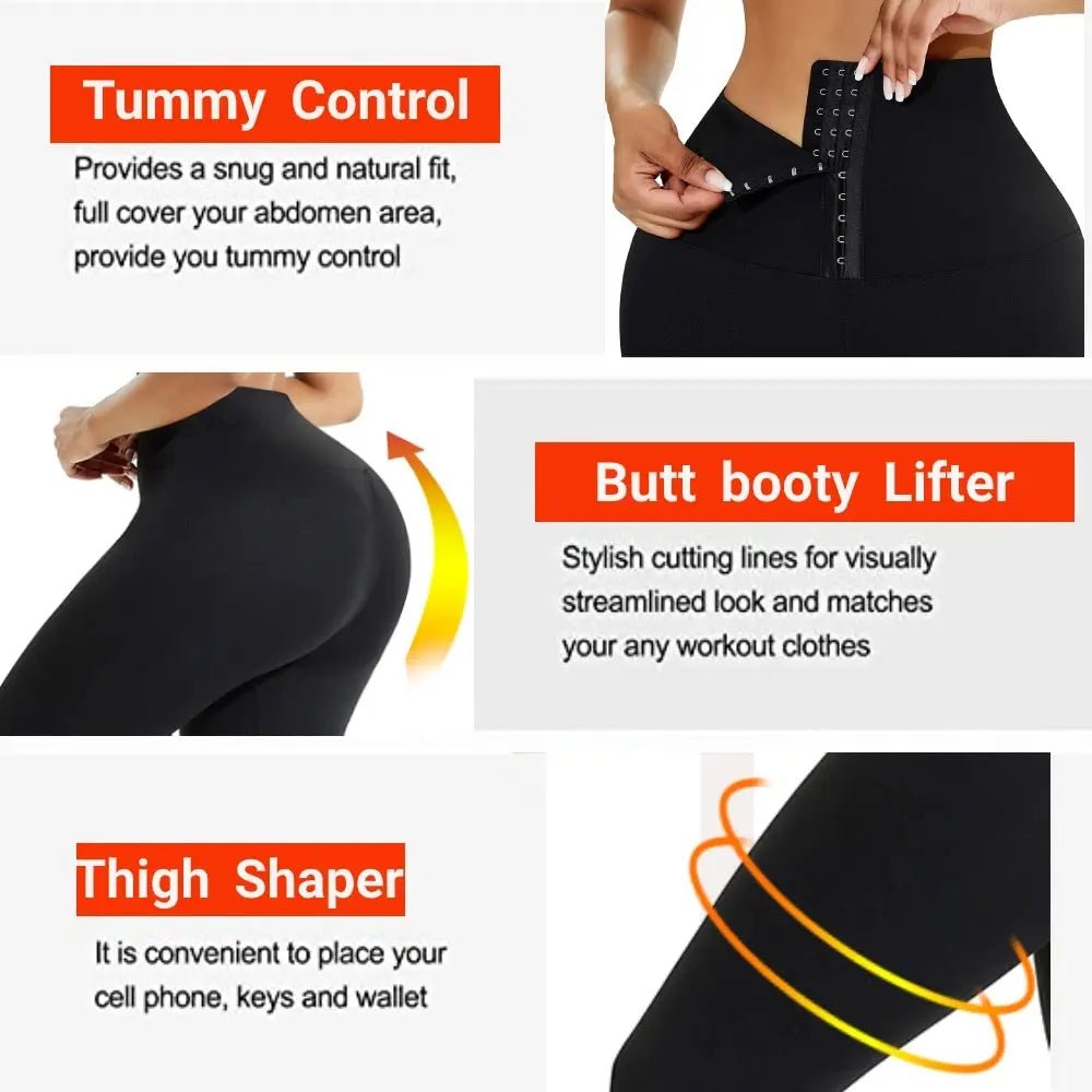 WAISTDEAR Women's Shaper Shapewear For Women Slimming Corset Waist Shapers Yoga High Waist Trainer Leggings - Allen-Fitness