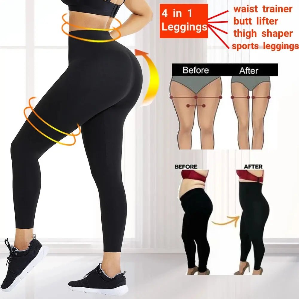 WAISTDEAR Women's Shaper Shapewear For Women Slimming Corset Waist Shapers Yoga High Waist Trainer Leggings - Allen-Fitness