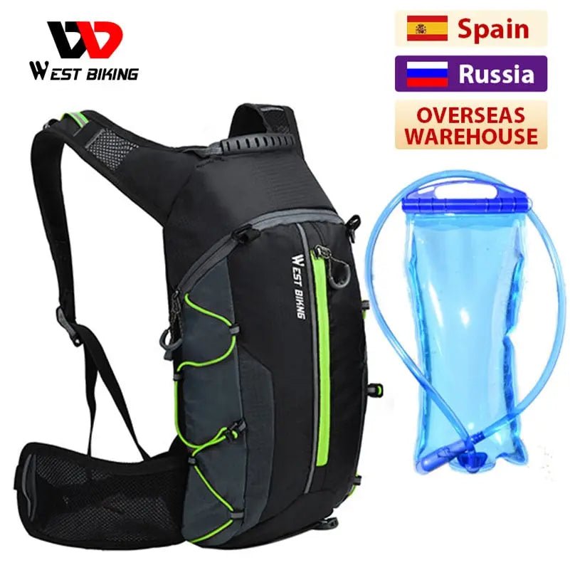 WEST BIKING Bike Bags Portable Waterproof Backpack 10L Cycling Water Bag Outdoor Sport Climbing Hiking Pouch Hydration Backpack - Allen-Fitness