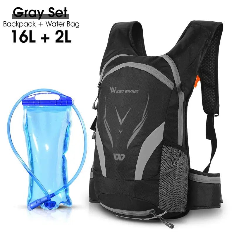 WEST BIKING Bike Bags Portable Waterproof Backpack 10L Cycling Water Bag Outdoor Sport Climbing Hiking Pouch Hydration Backpack - Allen-Fitness