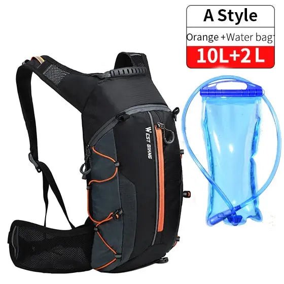 WEST BIKING Bike Bags Portable Waterproof Backpack 10L Cycling Water Bag Outdoor Sport Climbing Hiking Pouch Hydration Backpack - Allen-Fitness