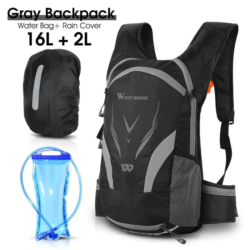 WEST BIKING Bike Bags Portable Waterproof Backpack 10L Cycling Water Bag Outdoor Sport Climbing Hiking Pouch Hydration Backpack - Allen-Fitness