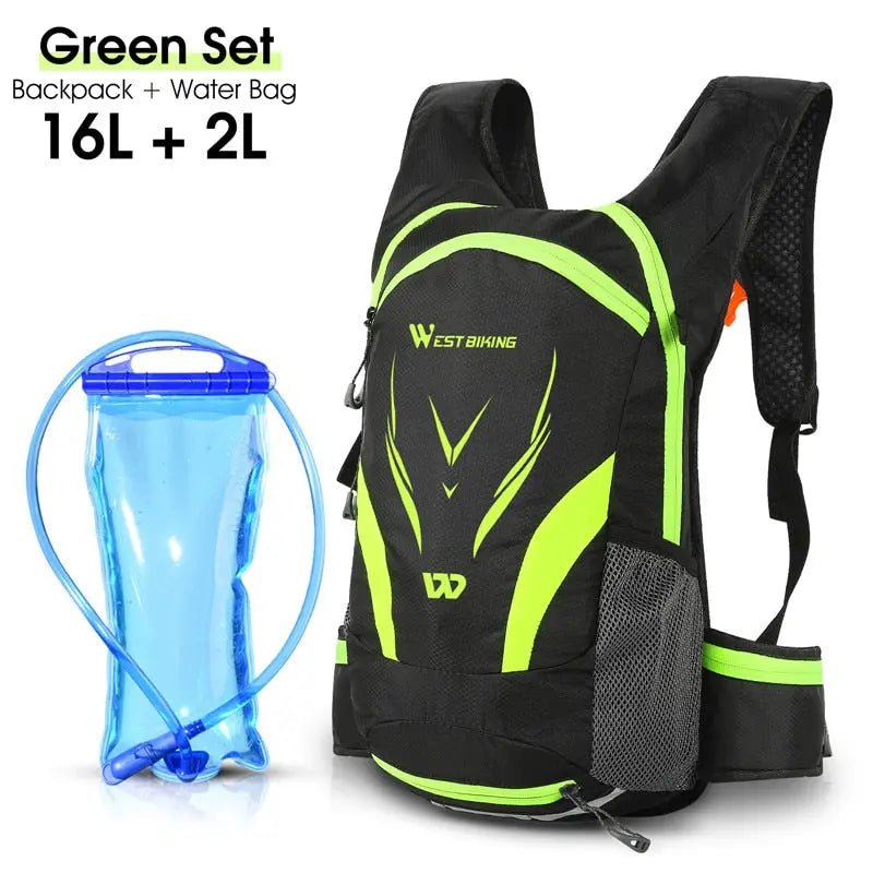 WEST BIKING Bike Bags Portable Waterproof Backpack 10L Cycling Water Bag Outdoor Sport Climbing Hiking Pouch Hydration Backpack - Allen-Fitness