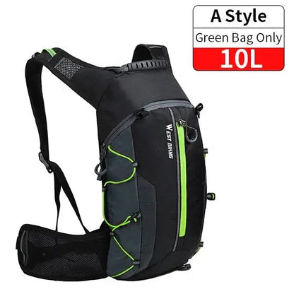 WEST BIKING Bike Bags Portable Waterproof Backpack 10L Cycling Water Bag Outdoor Sport Climbing Hiking Pouch Hydration Backpack - Allen-Fitness