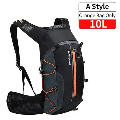 WEST BIKING Bike Bags Portable Waterproof Backpack 10L Cycling Water Bag Outdoor Sport Climbing Hiking Pouch Hydration Backpack - Allen-Fitness