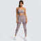 Women Seamless Activewear Fitness Gym Wear Sportswear Crop Top Leggings Yoga bra Set - Allen-Fitness