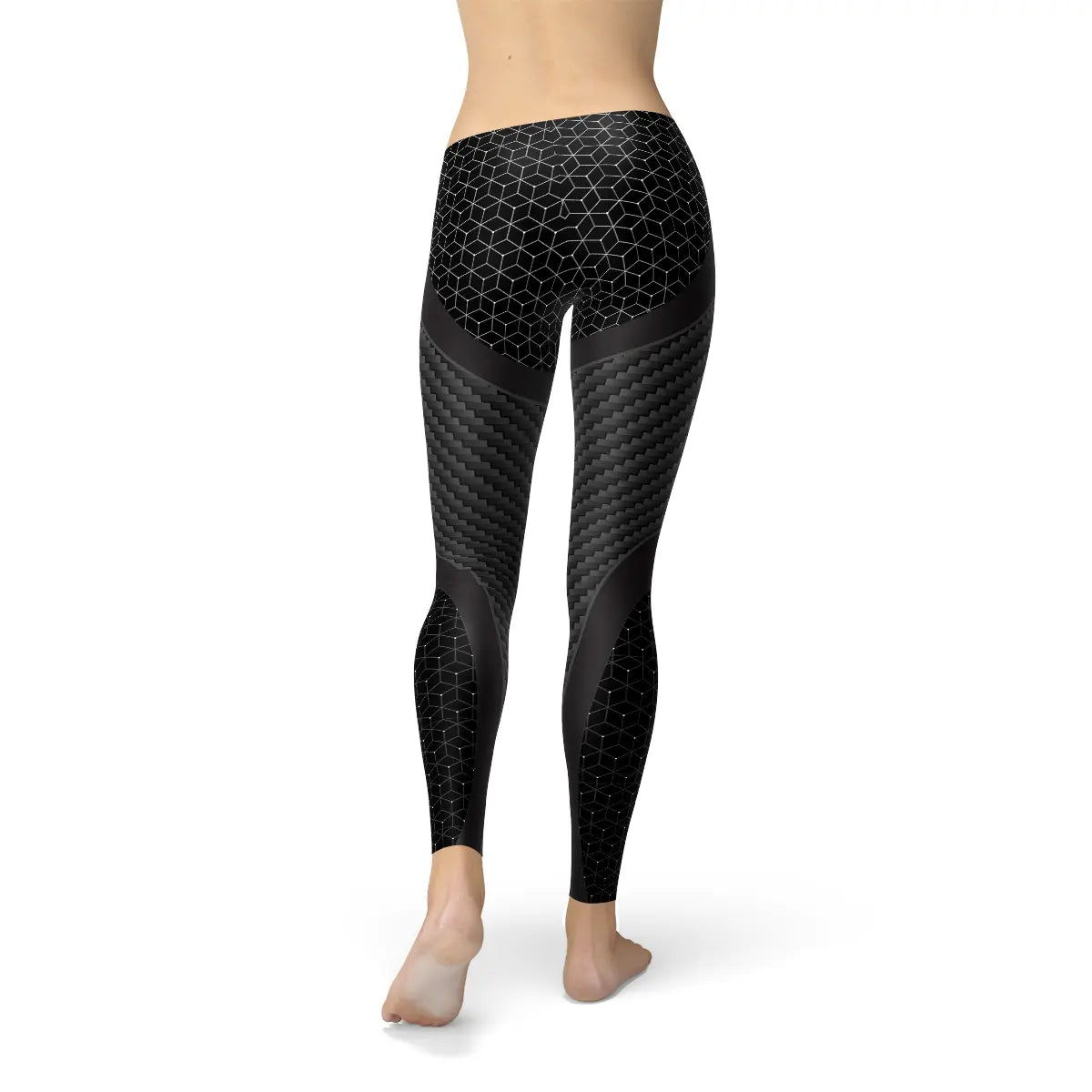 Womens Carbon Fiber Sports Leggings - Allen-Fitness