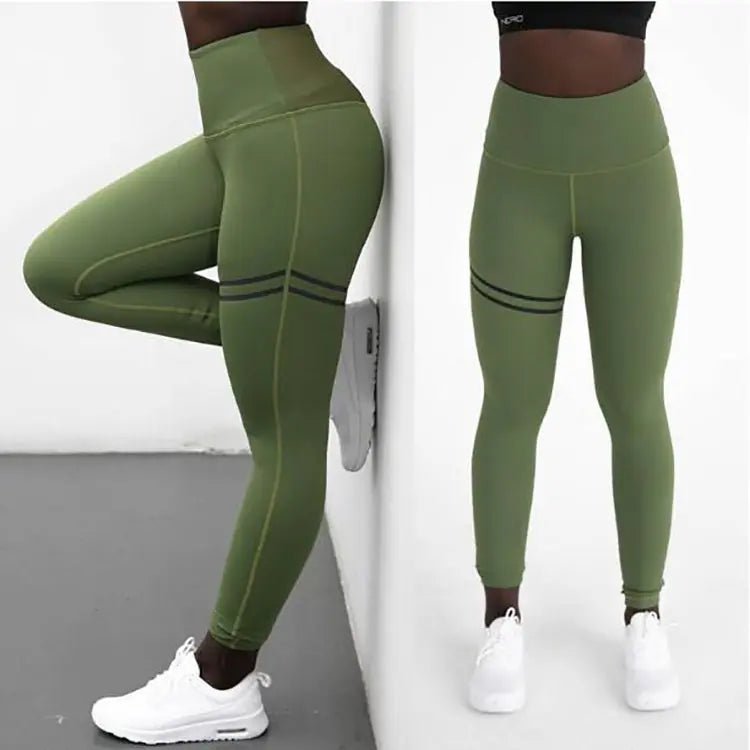 Womens custom gym fitness yoga pants bulk femme cheap leggings - Allen-Fitness