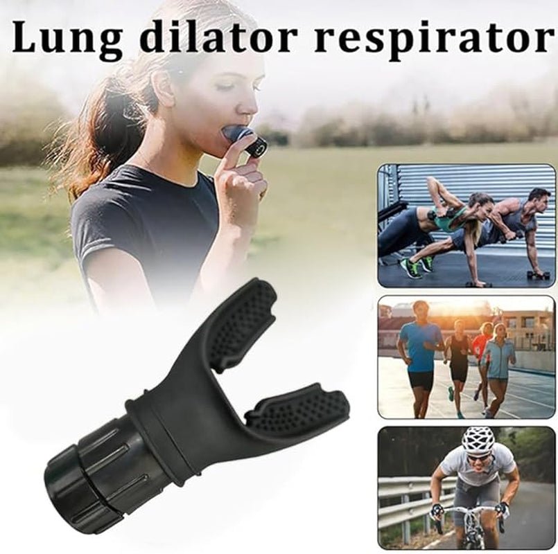 Adjustable Respiratory Trainer Device - Boost Lung Capacity, Endurance & Strength Anywhere - Allen - Fitness