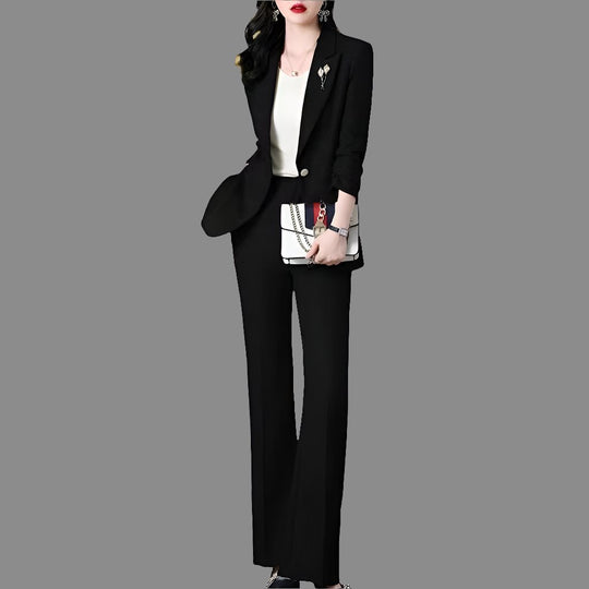 Elegant Women's Business Suit – Stylish 2 - Piece Set in Multiple Colors & Sizes M - 4XL - Allen - Fitness