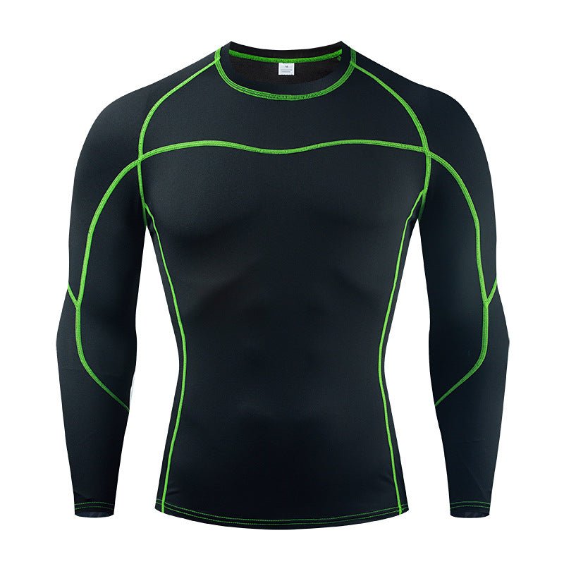 European - American Quick - Drying Long - Sleeve Sportswear Running Fitness T - shirt - Allen - Fitness