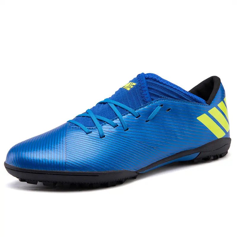 Football Boots Men Kids Adults TF/FG Ultralight Playing Field Train Soccer Shoes Low cut Cleats - Allen - Fitness