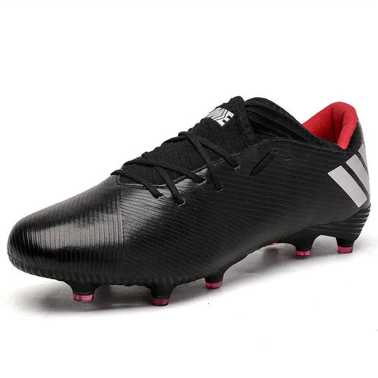 Football Boots Men Kids Adults TF/FG Ultralight Playing Field Train Soccer Shoes Low cut Cleats - Allen - Fitness